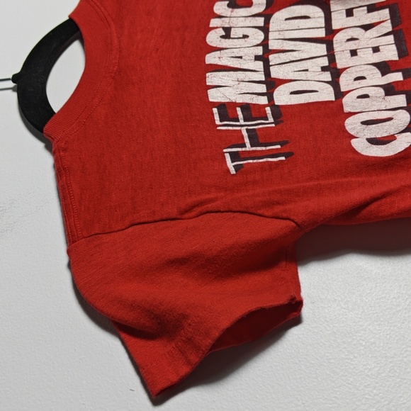 THE MAGIC OF DAVID COPPERFIELD Vintage 1980's Kids Shirt Single Stitch Size Med - Picture 14 of 16